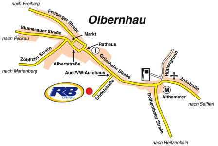 RB-Parts Karte Anfahrt